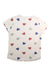 A White Short Sleeve T Shirts from Petit Bateau in size 6T for girl. (Back View)