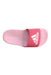 A Pink Slip Ons from Adidas in size 5T for girl. (Front View)