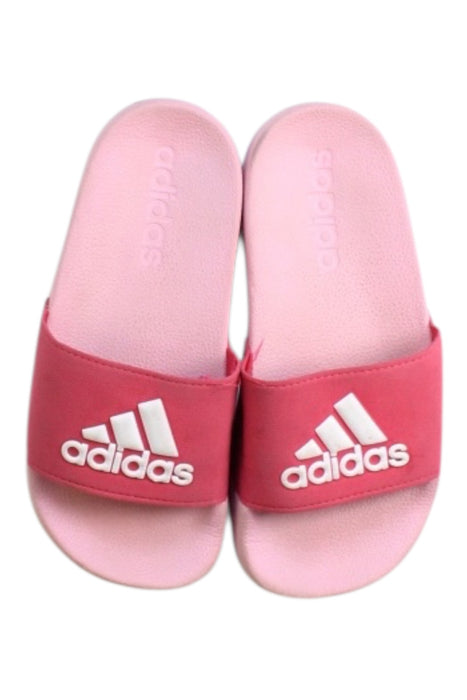 A Pink Slip Ons from Adidas in size 5T for girl. (Back View)