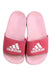 A Pink Slip Ons from Adidas in size 5T for girl. (Back View)