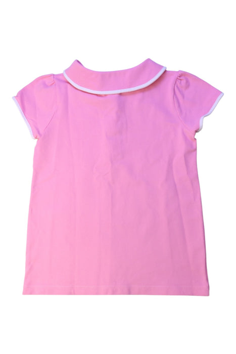 A Pink Short Sleeve Polos from Jacadi in size 8Y for girl. (Back View)
