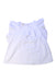 A White Sleeveless Tops from Nanos in size 7Y for girl. (Front View)