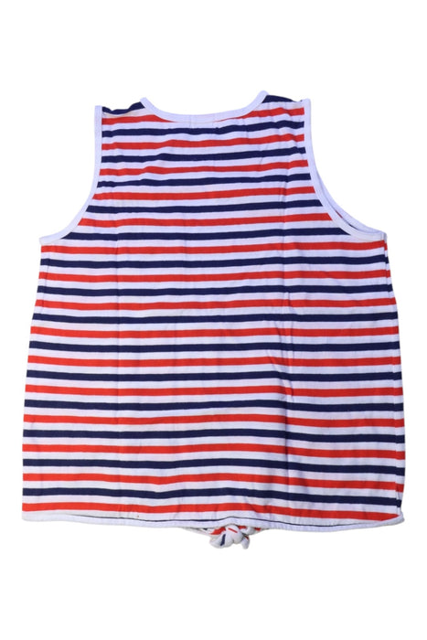 A Red Sleeveless Tops from Crewcuts in size 8Y for girl. (Back View)