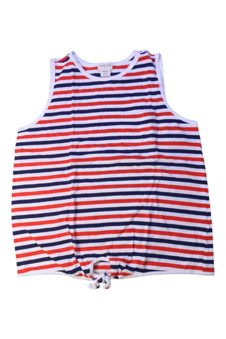 A White Sleeveless Tops from Crewcuts in size 8Y for girl. (Front View)