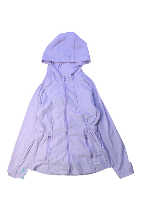 A Purple Lightweight Jackets from Moody Tiger in size 7Y for girl. (Front View)