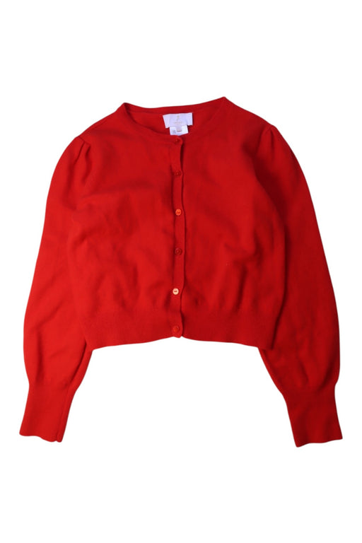 A Red Cardigans from Jacadi in size 10Y for girl. (Front View)
