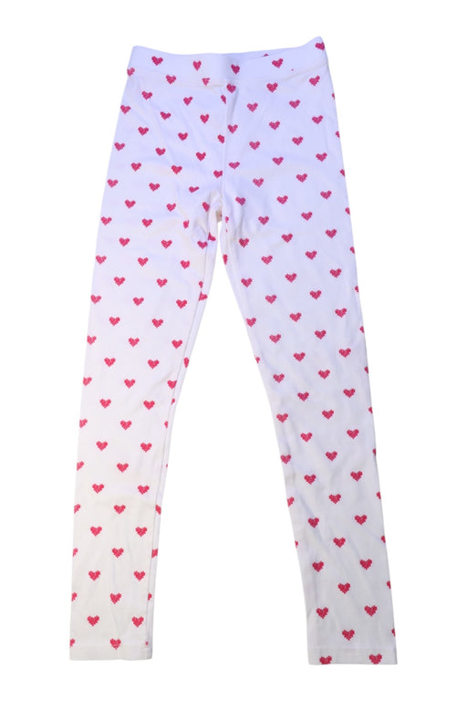 A White Leggings from Crewcuts in size 8Y for girl. (Front View)