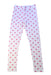 A White Leggings from Crewcuts in size 8Y for girl. (Front View)