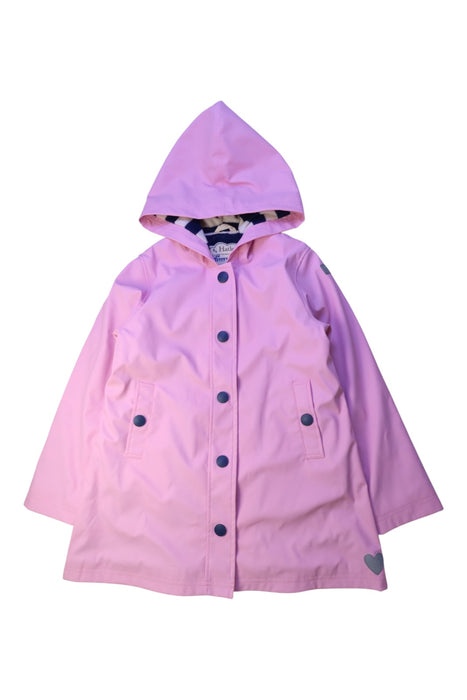 A Pink Rain Jackets from Hatley in size 8Y for girl. (Front View)