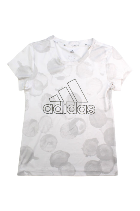 A White Short Sleeve T Shirts from Adidas in size 10Y for neutral. (Front View)