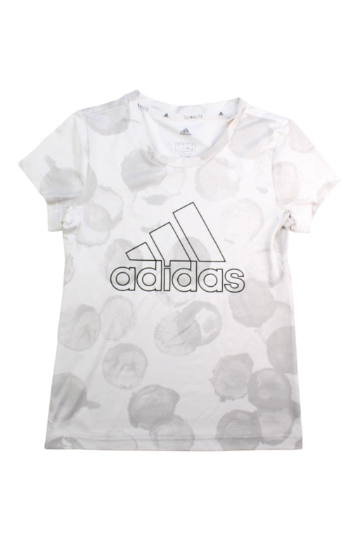A White Short Sleeve T Shirts from Adidas in size 10Y for neutral. (Front View)