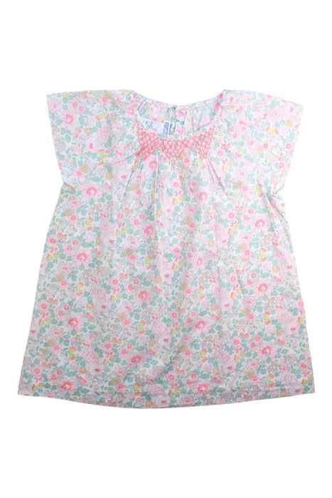 A Pink Short Sleeve Tops from Jacadi in size 10Y for girl. (Front View)
