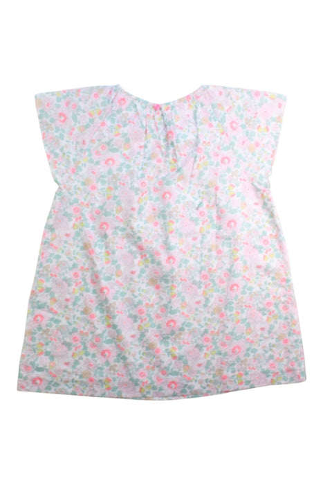 A Pink Short Sleeve Tops from Jacadi in size 10Y for girl. (Back View)