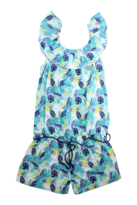 A Multicolour Sleeveless Rompers from La Compagnie des Petits in size 12Y for girl. (Back View)