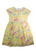 A Yellow Short Sleeve Dresses from Cath Kids London in size 9Y for girl. (Front View)