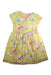 A Yellow Short Sleeve Dresses from Cath Kids London in size 9Y for girl. (Back View)