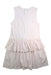 A Pink Sleeveless Dresses from Petit Bateau in size 12Y for girl. (Back View)
