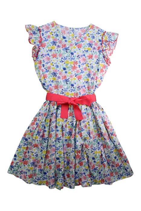 A Multicolour Sleeveless Dresses from Petit Bateau in size 12Y for girl. (Front View)