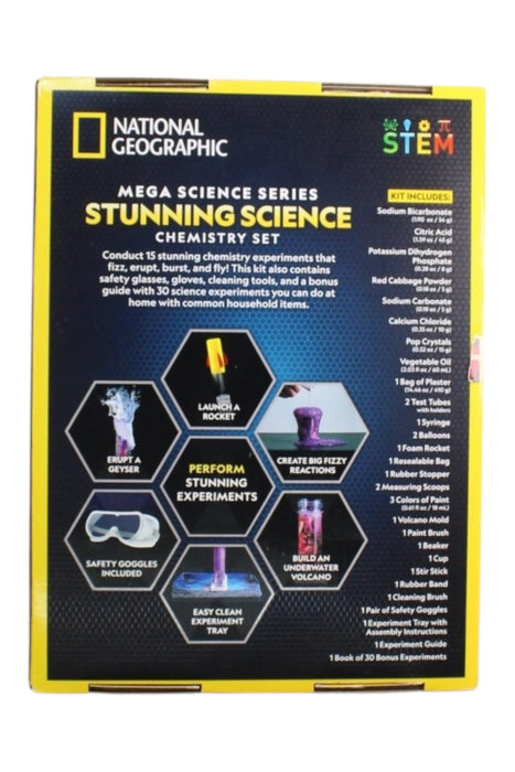 A Multicolour Educational Games & Activity Sets from National Geographic in size 8Y for neutral. (Back View)