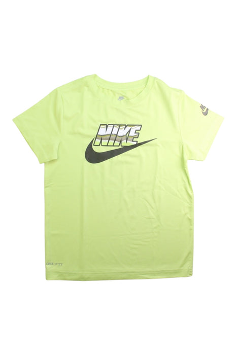 A Yellow Short Sleeve T Shirts from Nike in size 7Y for neutral. (Front View)