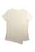 A Ivory Short Sleeve T Shirts from Moody Tiger in size 8Y for girl. (Back View)
