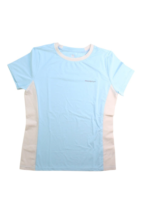 A Blue Active Tops from Moody Tiger in size 8Y for girl. (Front View)