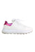 A White Sneakers from Geox in size 10Y for girl. (Front View)