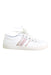 A White Sneakers from Geox in size 9Y for girl. (Front View)