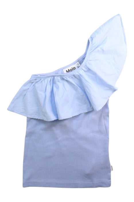 A Blue Sleeveless Tops from Molo in size 9Y for girl. (Front View)