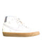 A White Sneakers from Nike in size 11Y for boy. (Front View)