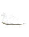 A White Sneakers from Adidas in size 7Y for boy. (Front View)