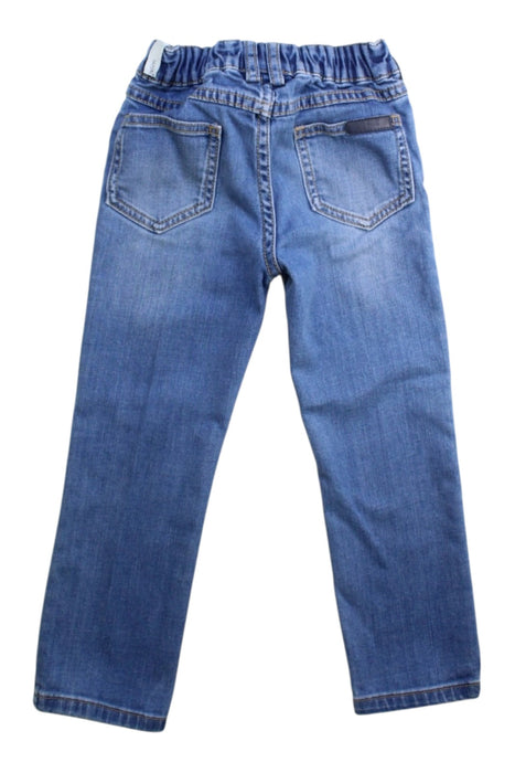 A Blue Jeans from Jacadi in size 4T for boy. (Back View)