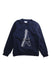 A Navy Crewneck Sweatshirts from Jacadi in size 8Y for boy. (Front View)