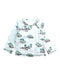 A White Rash Guards from Bonton in size 4T for boy. (Front View)