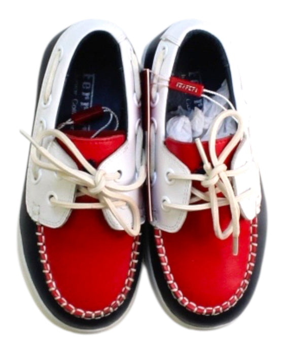 A Red Loafers & Moccasins from Ferrari in size 5T for boy. (Back View)