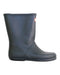 A Black Rain Boots from Hunter in size 5T for neutral. (Front View)