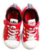 A Red Sneakers from Adidas in size 5T for boy. (Back View)