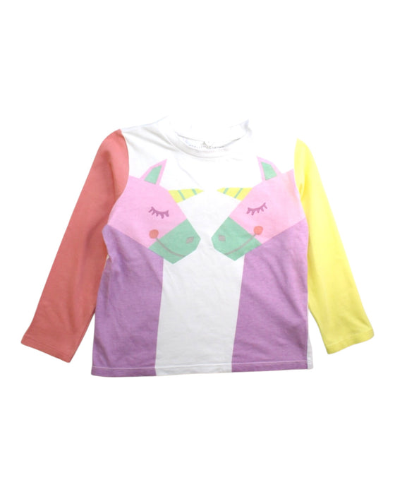 A Multicolour Long Sleeve T Shirts from Stella McCartney in size 5T for girl. (Front View)