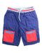 A Blue Shorts from Boden in size 10Y for boy. (Front View)