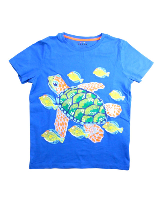 A Blue Short Sleeve T Shirts from Boden in size 10Y for boy. (Front View)