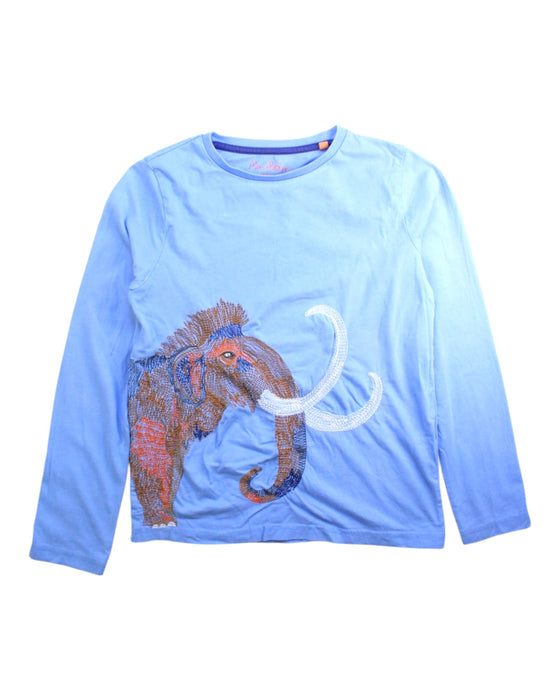 A Blue Long Sleeve T Shirts from Boden in size 9Y for boy. (Front View)