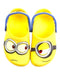 A Yellow Sandals from Crocs in size 4T for neutral. (Back View)