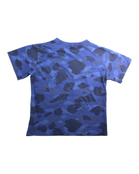 A Blue Short Sleeve T Shirts from BAPE KIDS in size 10Y for boy. (Back View)