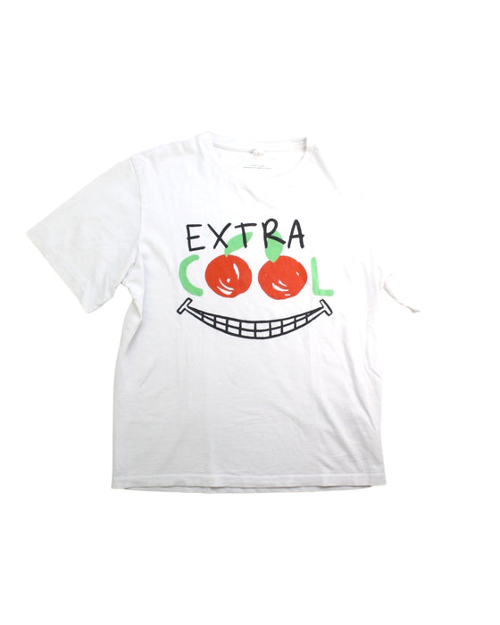 A White Short Sleeve T Shirts from Stella McCartney in size 10Y for girl. (Front View)
