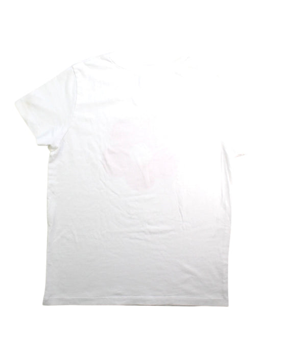 A White Short Sleeve T Shirts from Jacadi in size 10Y for girl. (Back View)