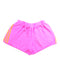 A Pink Active Shorts from Adidas in size 10Y for girl. (Back View)