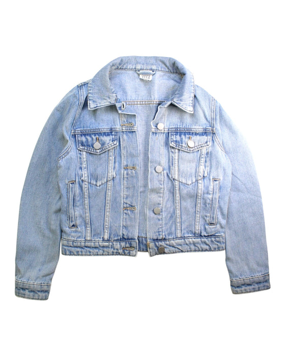 A Blue Lightweight Jackets from Seed in size 12Y for girl. (Front View)