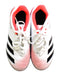 A White Cleats/Soccer Shoes from Adidas in size 9Y for neutral. (Back View)
