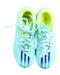 A Blue Cleats/Soccer Shoes from Adidas in size 9Y for boy. (Back View)