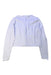 A White Cardigans from Petit Bateau in size 8Y for girl. (Back View)